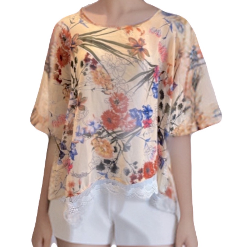 Floral Print Women's Top
